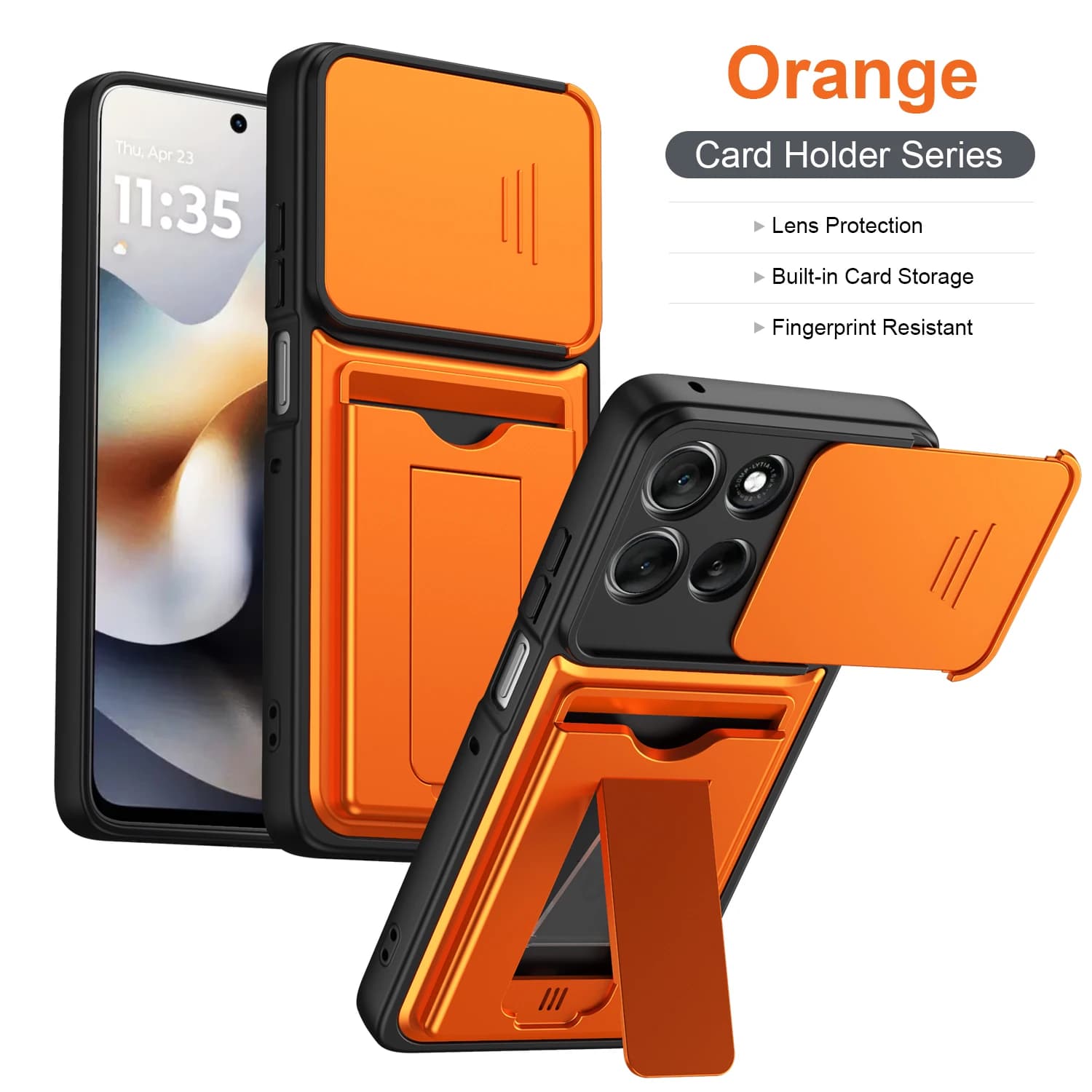 Slide Camera Armor Wallet Case For Motorola moto G86 G96 G56 G67 G57 POWER 5G Shockproof Anti-drop Card Holder Phone Kickstand