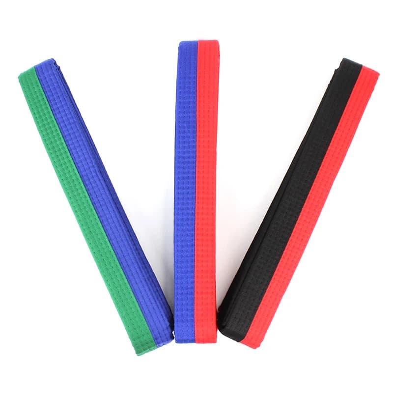 Taekwondo Cinture di classificazione colorate Cotone Arti marziali Judo Karate TKD Aikido Cintura uniforme Bambini Adulti