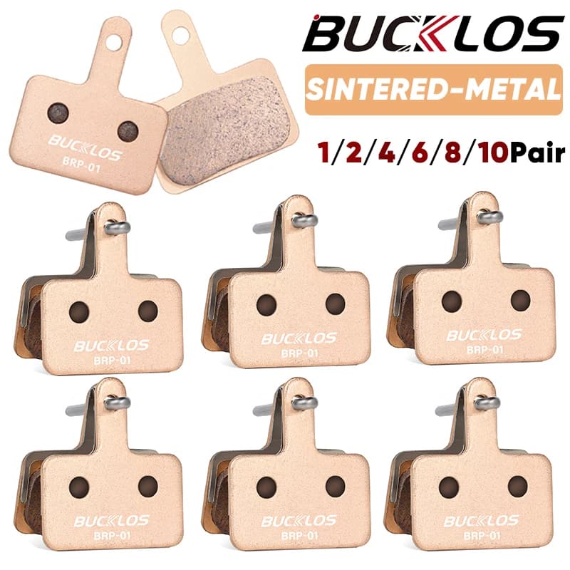 BUCKLOS Pastiglie freno MTB in metallo sinterizzato per B01S B05S Pastiglie freno a disco idraulico per bicicletta Pastiglie freno bici metalliche Parte mountain bike