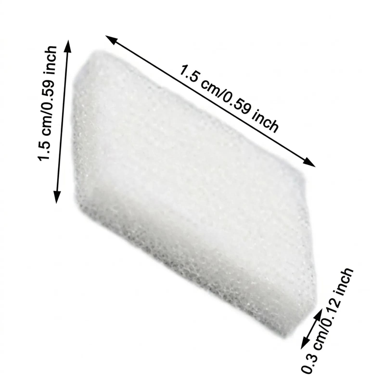 Aroma Cotton Pad for Aroeve For MK01 Air Purifier and Humidifier Compatible Scented Absorbent Sheet 1.5x1.5x0.3cm 3x2.2x0.3cm