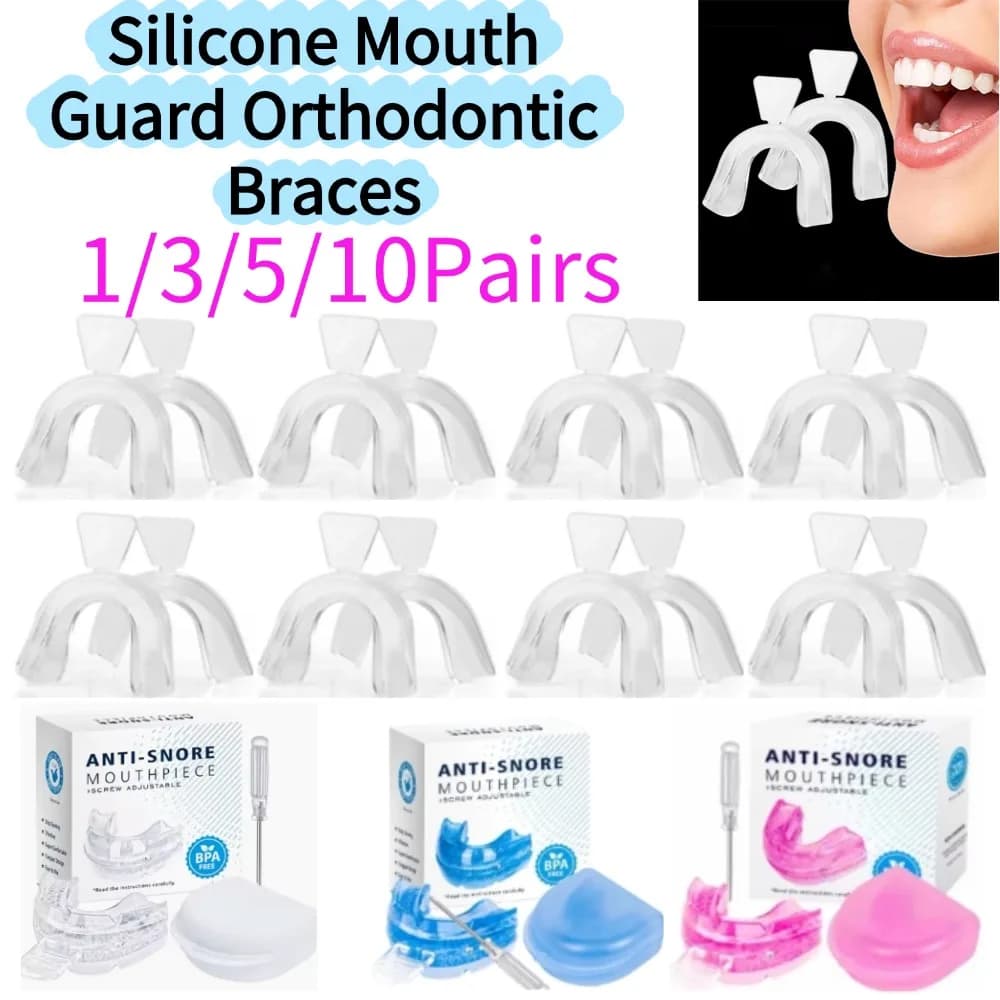 Silicone orthodontics, tooth protection, anti-bruxism, teeth whitening, boxing protection