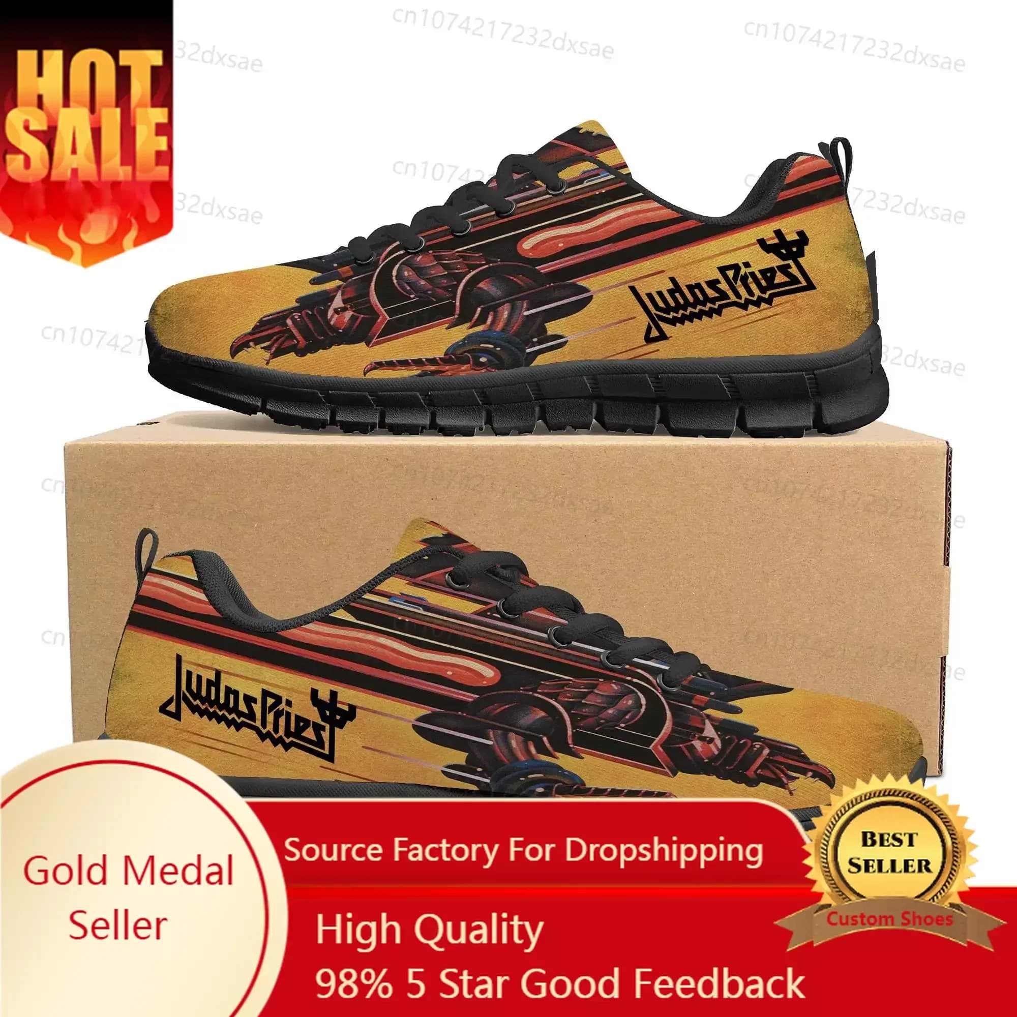 Judas Priest Heavy Metal Rock Band Sports Shoes Mens Womens Sneakers Casual Custom High Quality Couple Shoes