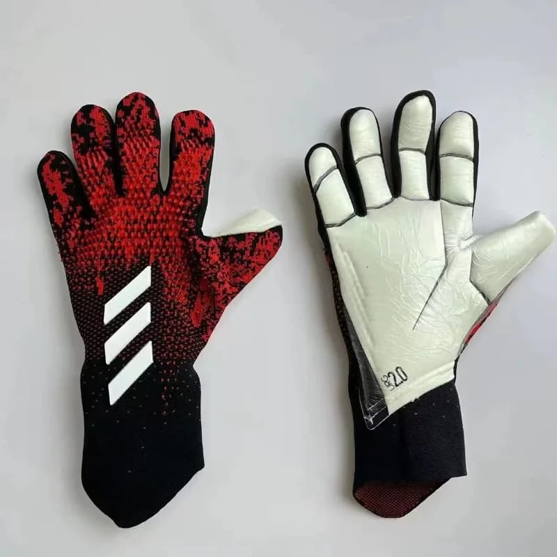 I guanti da portiere da calcio sono professionali per adulti e bambini Guanti traspiranti resistenti all'usura con protezione per le dita in lattice