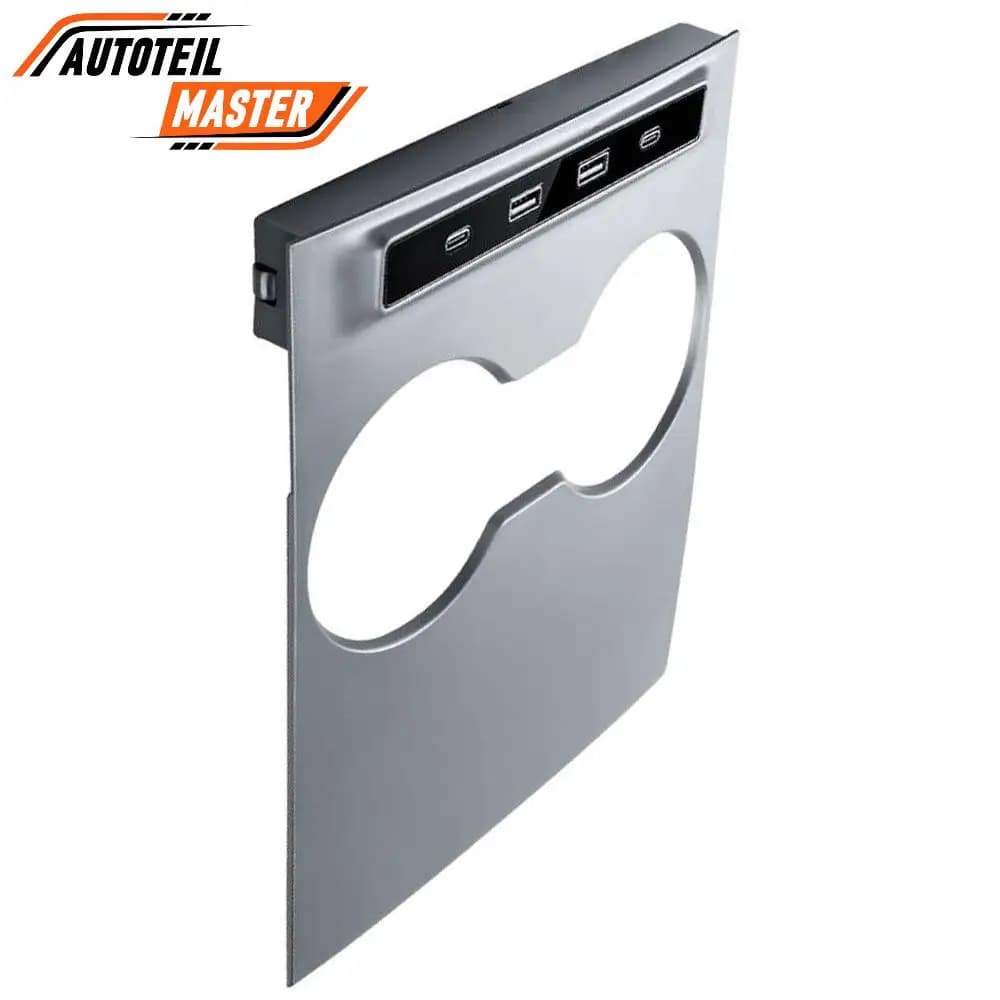 Per Tesla Modello 3 Y 2021 2022 2023 Hub USB Gestione dei cavi Accessori interni Auto Box Console Organizzatore Scatola centrale di archiviazione