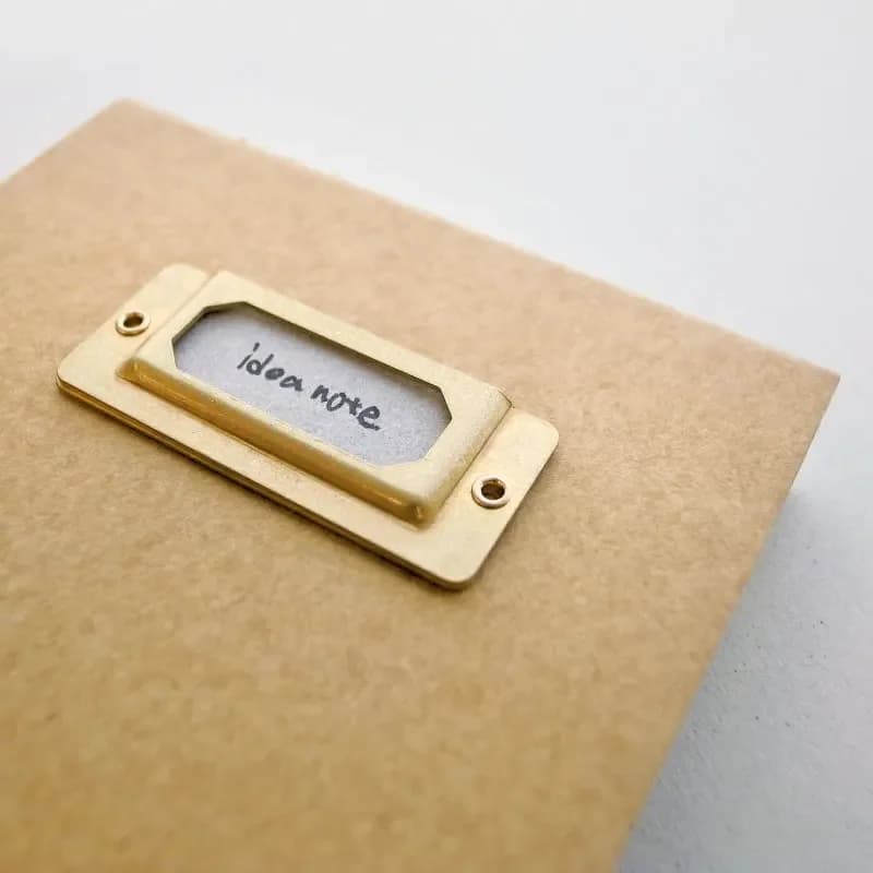 Retro brass Etichetta piatto segnalibri In Metallo di Indice per Midori viaggiatore notebook Diario planner cancelleria FAI DA TE accessori D'epoca