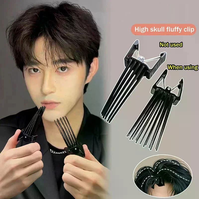 Simple Fluffy Hairpin Curling Roots High Natural Fluffy Hair Clip Women Hair Curler Hair Curler Styling Fluffiness Tool Comb