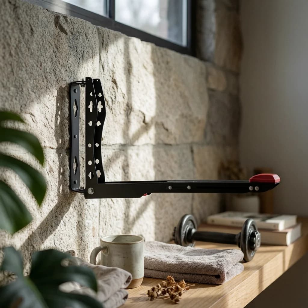 Bike Rack with Folding Arm Foldable Wall Mount Bike Rack Wall Mount Bike Hanger Heavy Duty Bike Hook Indoor for Cyclists