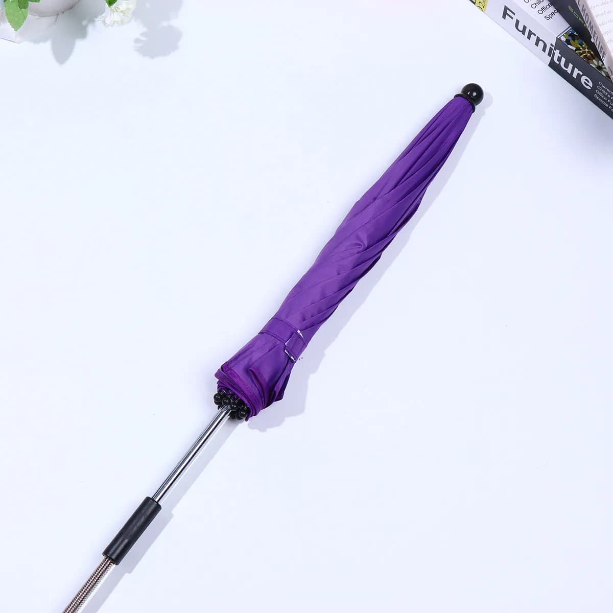 Baby Cart Sun Umbrella Purple Sturdy Easy Install Multifunctional Stroller Umbrella Outdoor Baby Cart Supplies Sunscreen