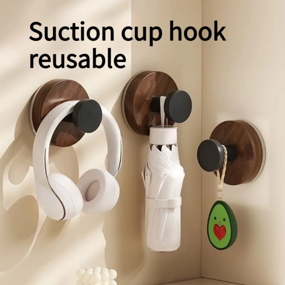 1/2/5 Pezzi Ganci a Ventosa da Parete Riutilizzabili, Ganci Portasciugamani Sottovuoto Resistenti, Ganci Portaoggetti per Vetro, Cucina e Bagno