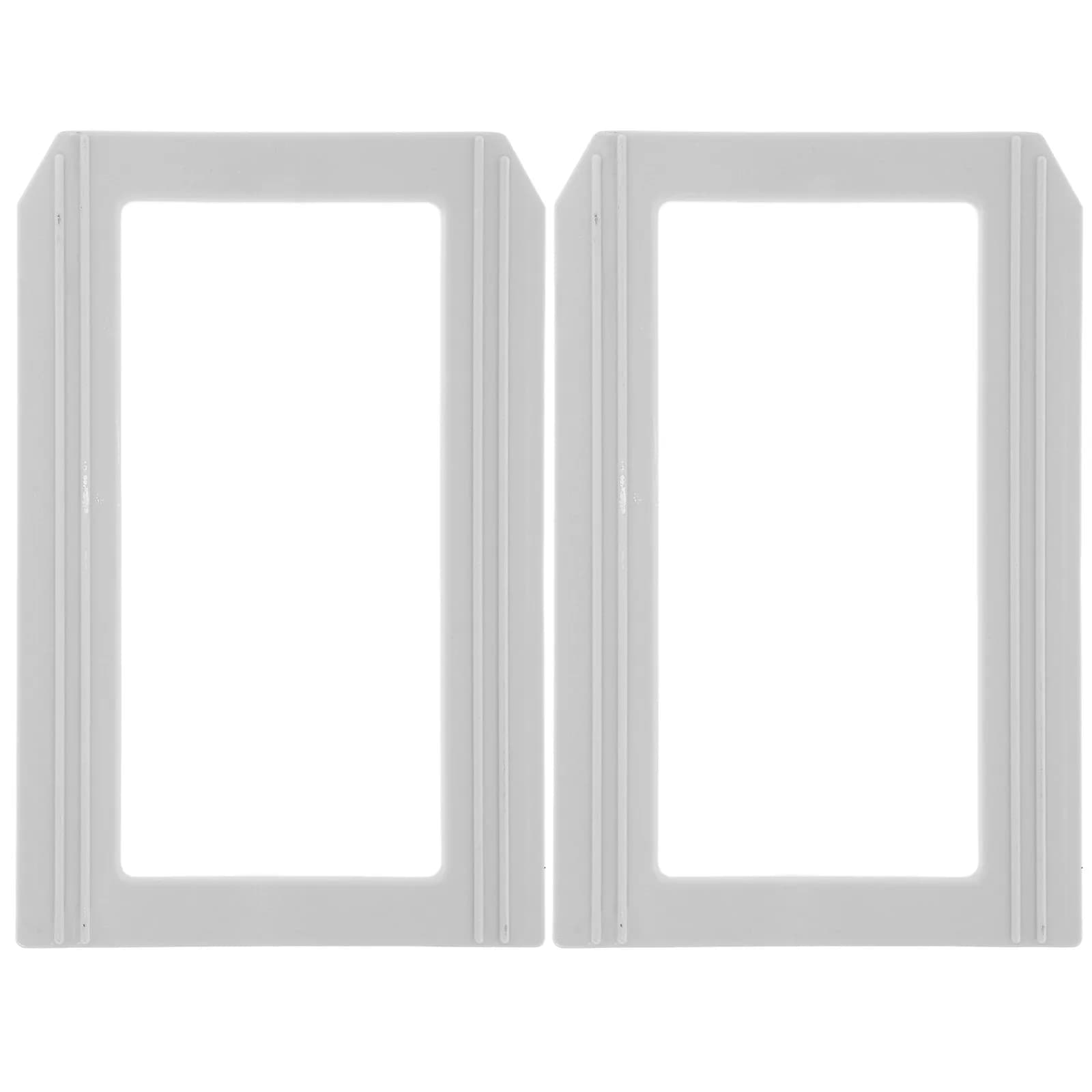 2 Pezzi Portaetichette Magnetici per Scaffali, Armadi, Magazzini, Biblioteche, Uffici, Superfici Metalliche, Etichette per Scaffali, Accessori per Scaffalature in Filo Metallico