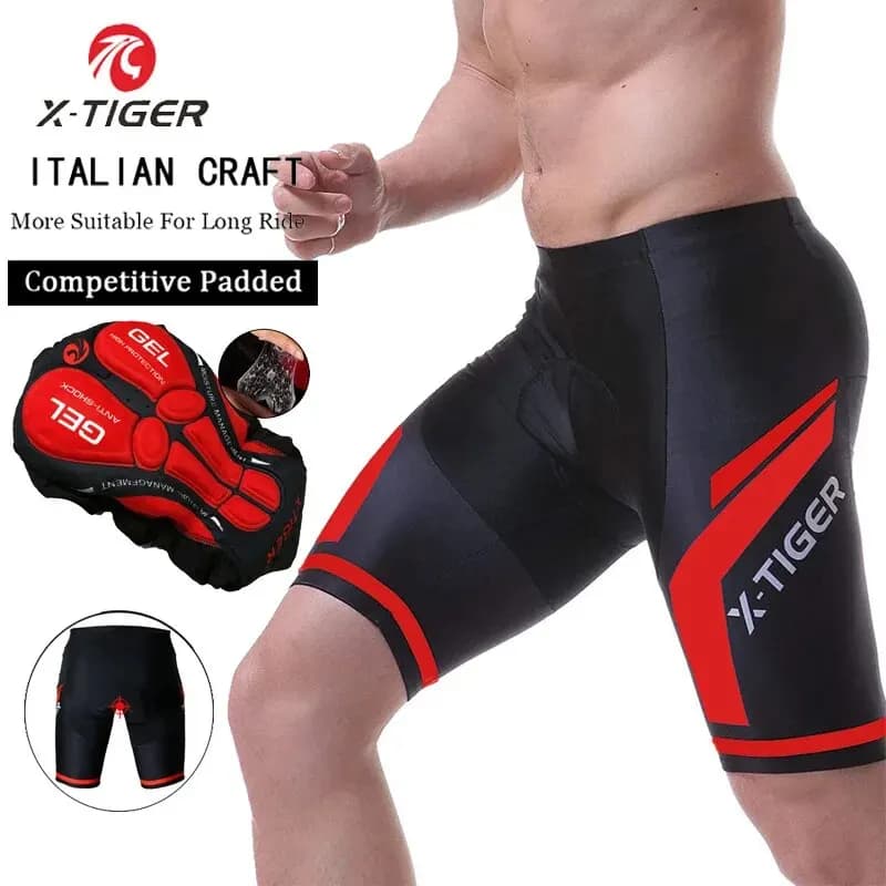 X-TIGER men's cycling shorts Gel Pad bike clothing MTB road bike pants anti slip bike shorts summer clothes
