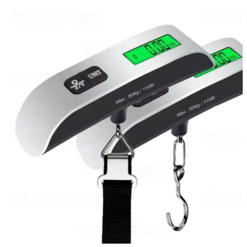 Portable Hanging Luggage Scale for Travel - Digital Weight Display Non-Slip Handheld Baggage Scale