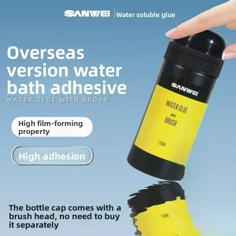 SANWEI inorganic glue for ping pong racks, special adhesive for blade and rubber, professional glue for ping pong with glue solvent