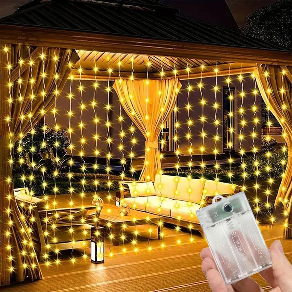 Luci a LED a stringa per decorazioni domestiche Ramadan, luci fatate EID Mubarak per camera da letto, matrimonio, festa della mamma, a batteria