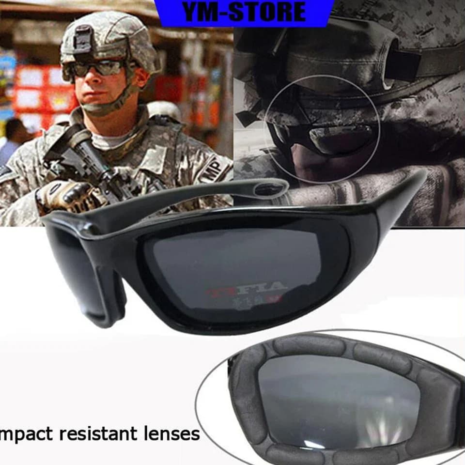 Fashion Goggles CS Impact Protection Tactical Windshield Cycling Sports Tactical Glasses for Women's