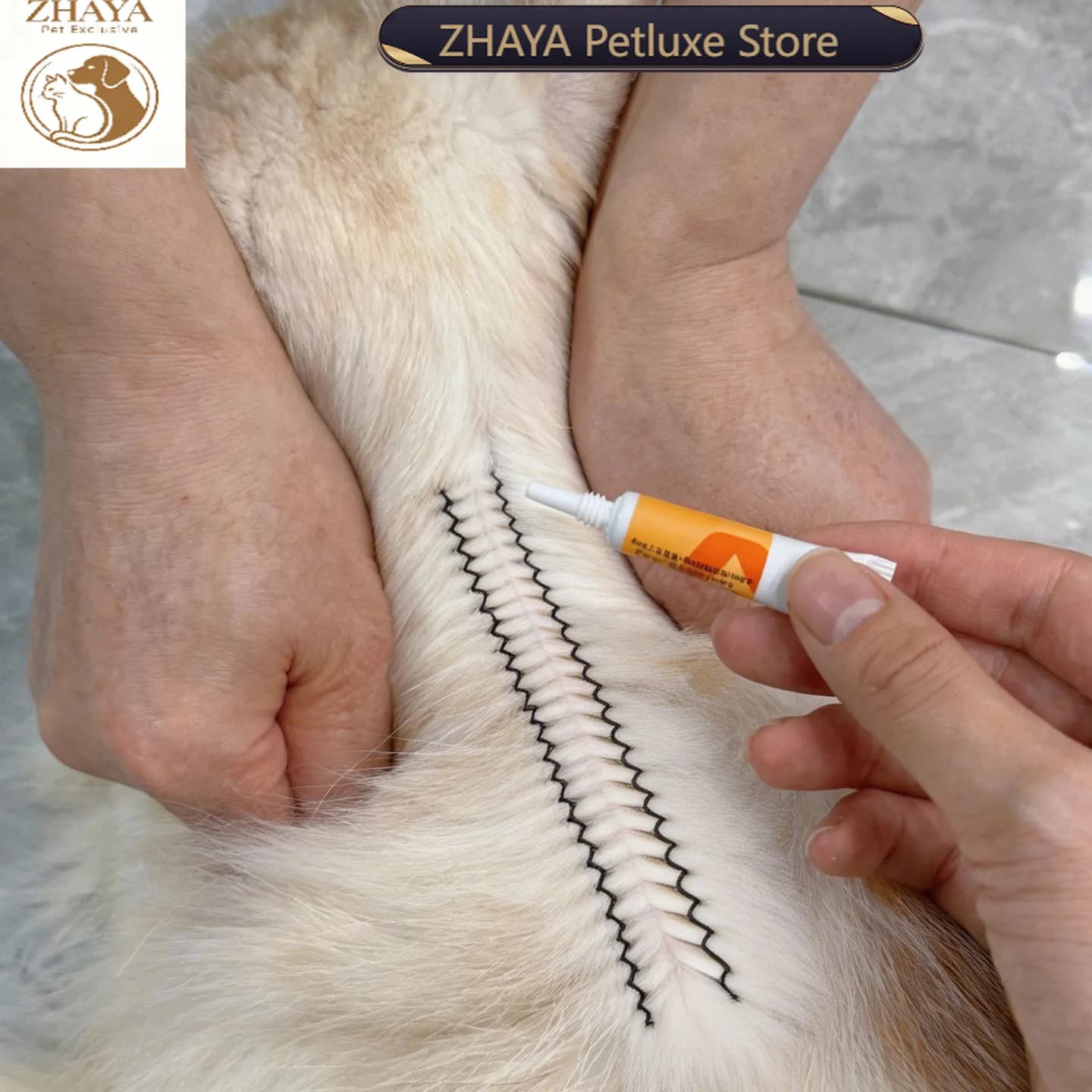 Pet Hair Clip Flea Medicine Applicator Grooming Tool Cat Dog Dosing Fur Separator Fixing Accessory ZHAYA