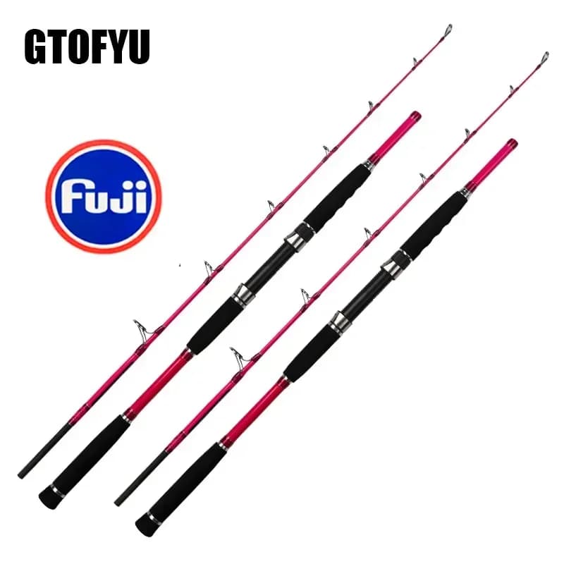 Canna da jigging lenta super dura 1.7M PE 4-8 Peso esca 80-120G 13 kg Canna da pesca per barche con spedizione massima Canna da pesca per acque profonde dell'oceano