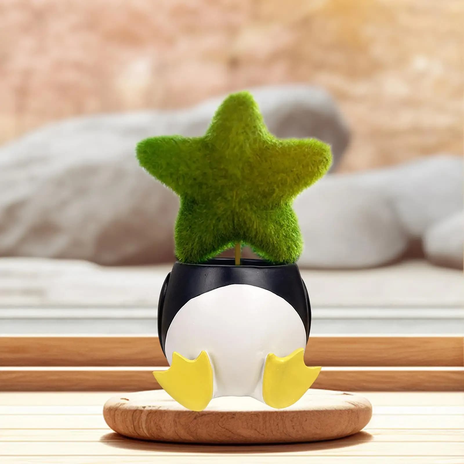 Penguin Flower Pot Ornament Pot for Indoor Outdoor Patio Garden