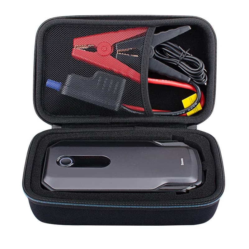 Custodia Protettiva da Viaggio in EVA per Avviatore d'Emergenza Baseus 20000mAh 2000A 12V, Power Bank Portatile per Auto