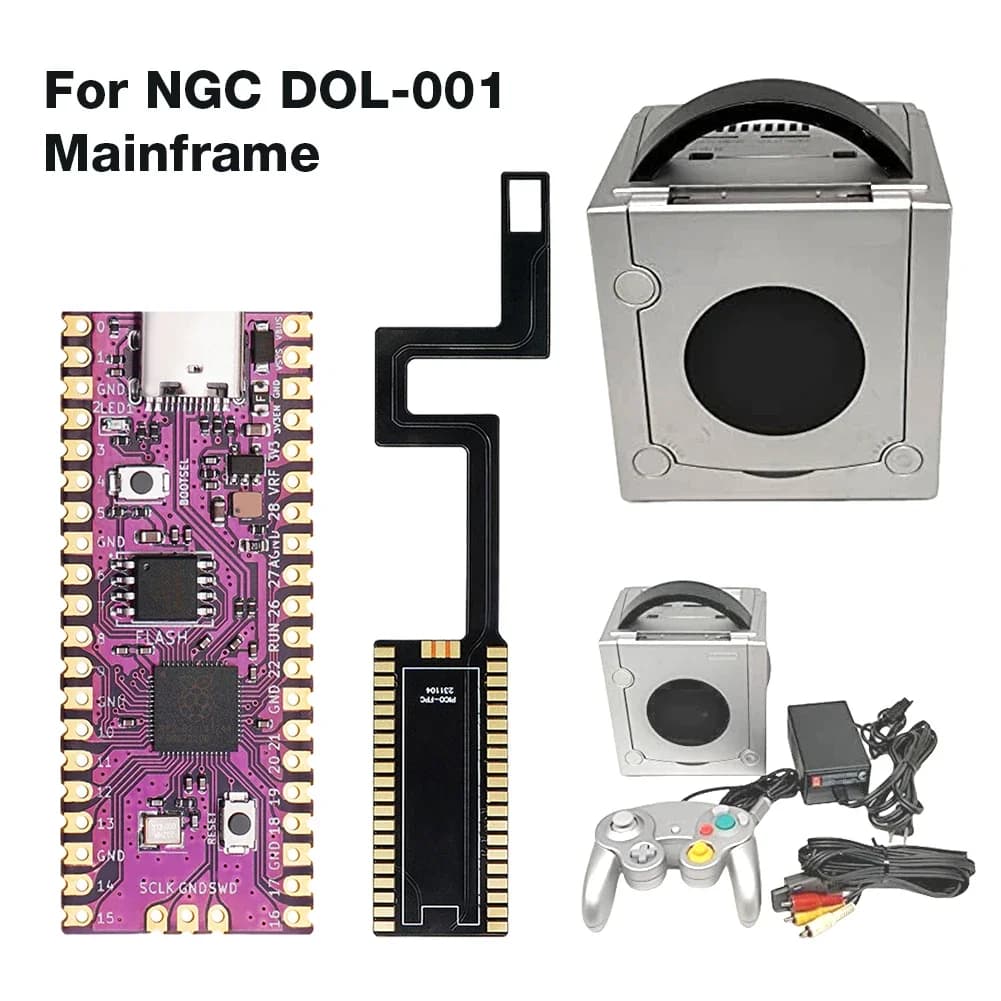 For Raspberry Pi Pico Picoboot FPC Flex Cable with SD2SP2 Adapter GC2SD Card Reader Replace Flex Ribbon Cable for Gamecube NGC