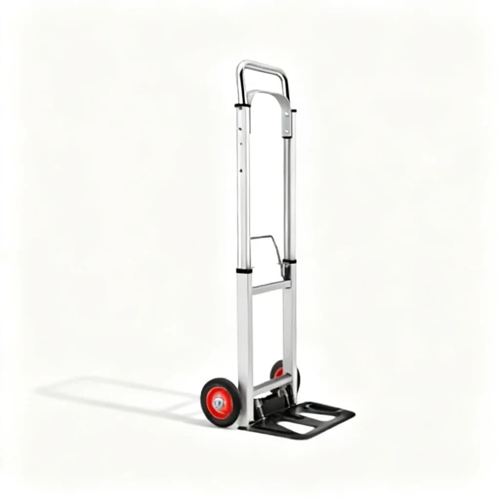 Premium Aluminum Luggage Cart with Wheels Portable Lightweight Aluminum Luggage Cart for Travel Car Trunk Storage Top Choice 2026