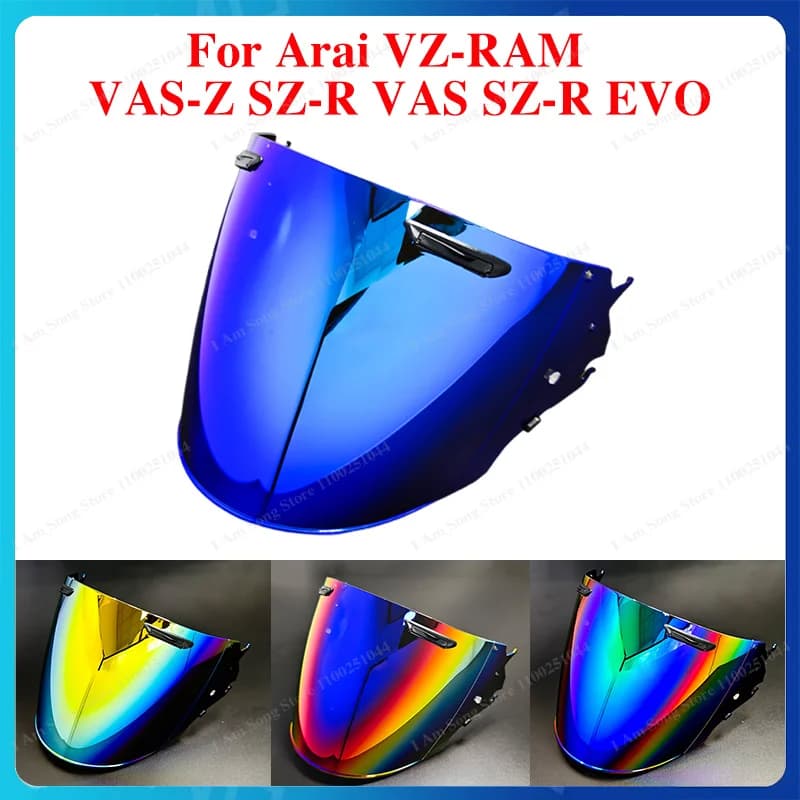 Motorcycle Helmet Lens For Arai VZ-RAM VAS-Z SZ-R VAS SZ-R EVO Anti-UV Dustproof Windproof Transmittance Replace Helmet Visors