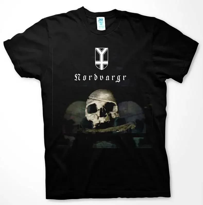 T-shirt da golf in cotone, abbigliamento estetico, T-shirt NORDVARGR