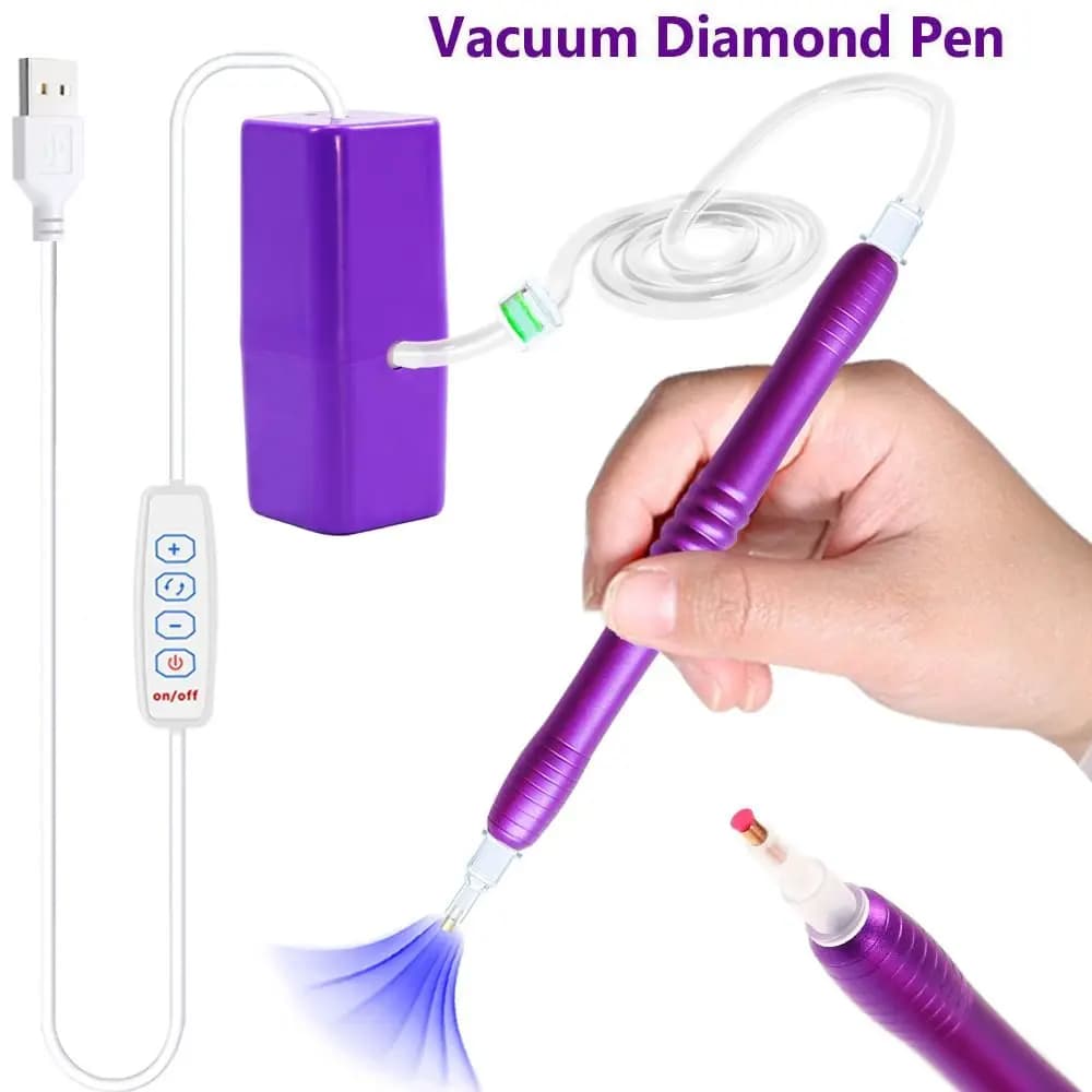 Electric Vacuum Diamond Painting Pen Kit Suction device for diamond painting powered via USB for 5D diamond painting tool