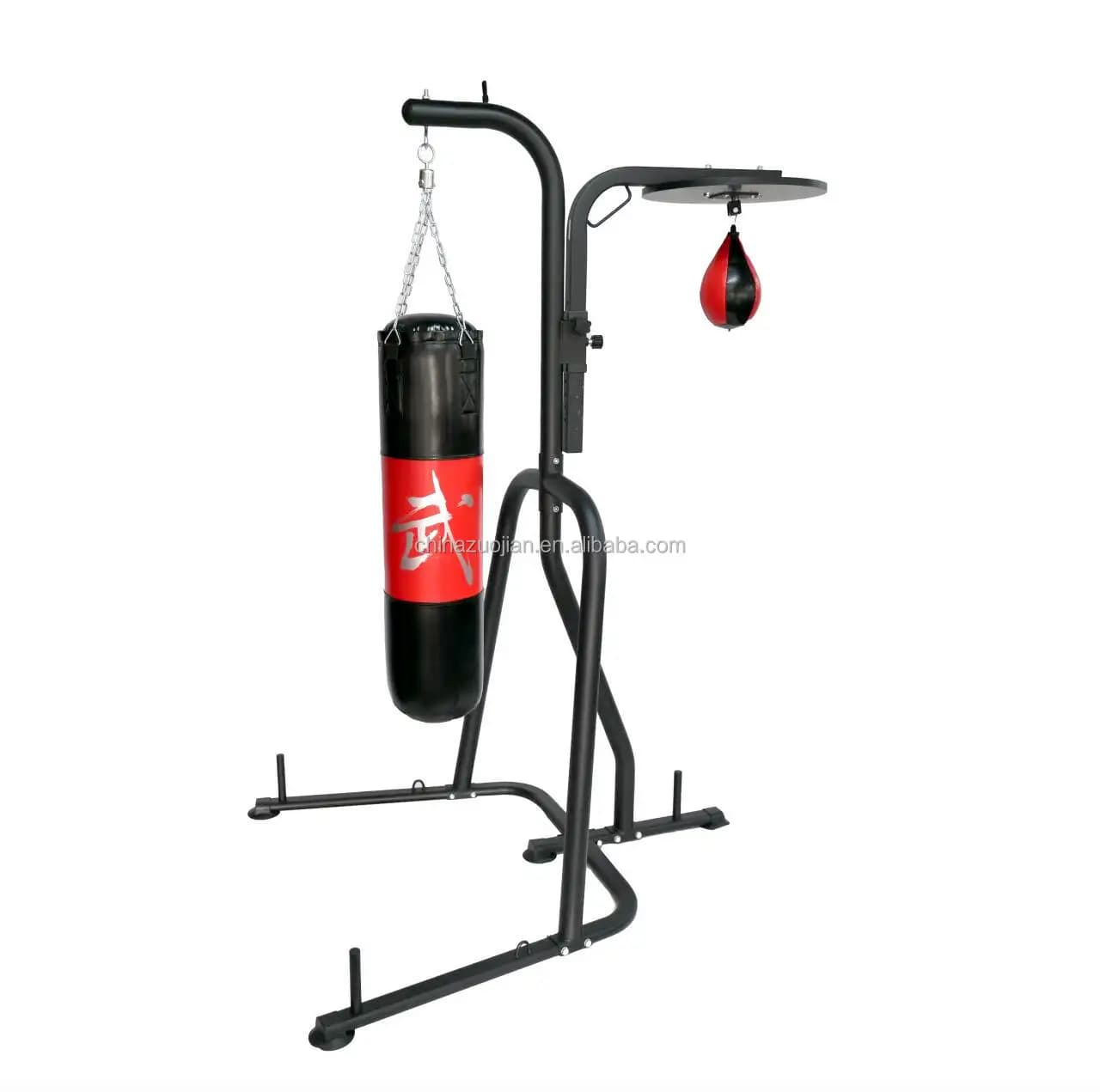 Home Gym Martial Arts Punching Boxing Fitness Rack standing Sandbag Rack Stand, Boxing Punching Bag Stand With Speed Ball