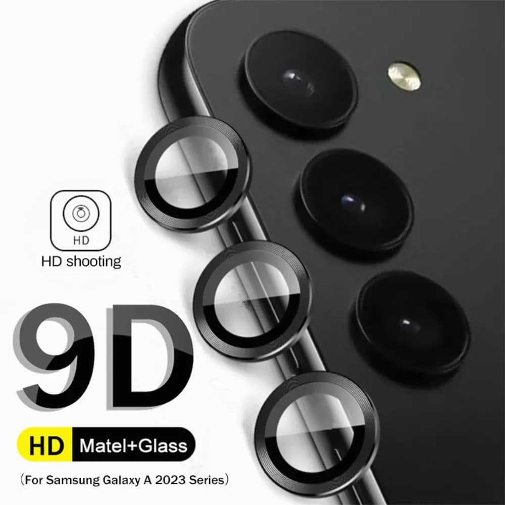 Rear Camera Protective Ring Case for Samsung Galaxy A55 A54 A35 A34 A25 A15 A14 5G Rear Tempered Glass Cover
