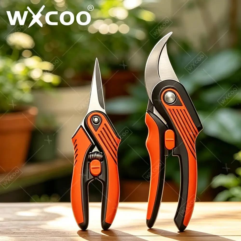 Professional Bypass Pruning Shears Pruner Garden Scissors Tree Trimmers Secateurs Sharp Hand Clippers For Garden Beak Scissors