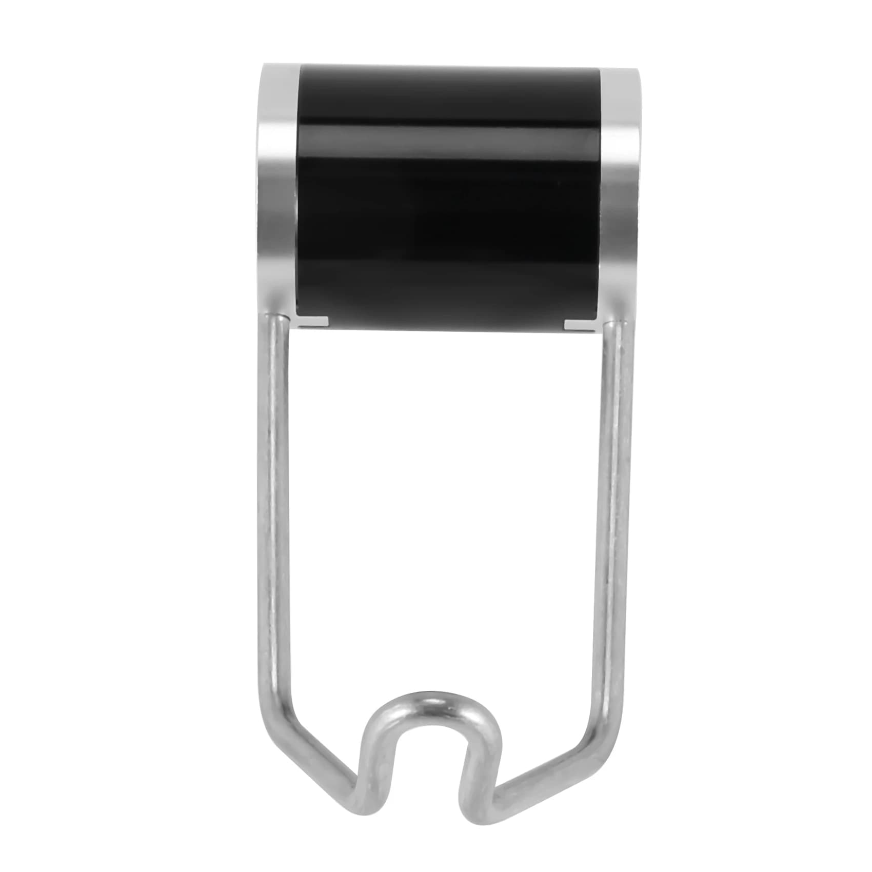 A65I Staffa per luce anteriore superilluminata Supporto per luce per bici per accessori per biciclette pieghevoli Brompton (Nero Argento)