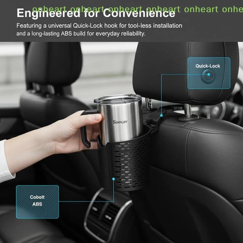 Portabicchieri universale versatile per auto e contenitore portaoggetti per tutti i veicoli