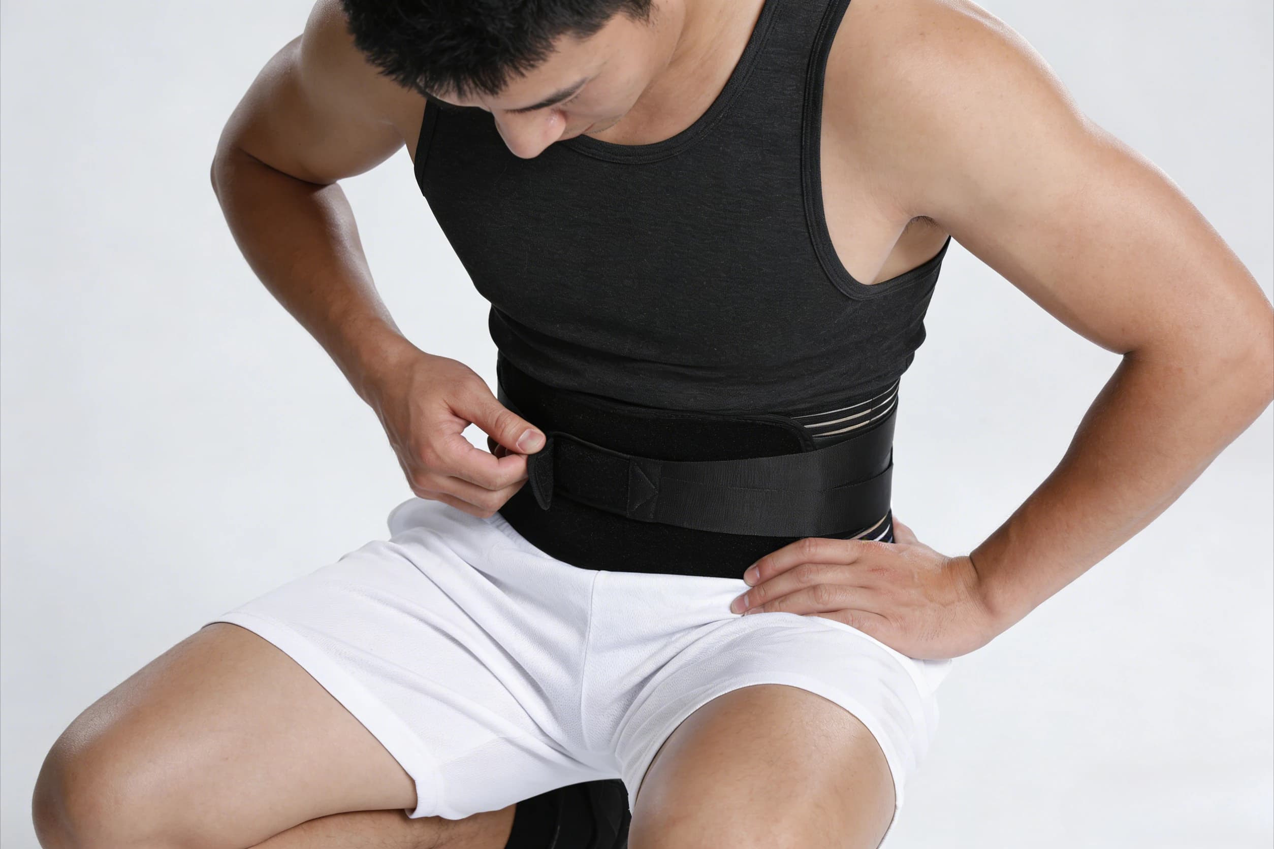 Lombare Support Belt for Race and Squat, Double Pressure, Unisex