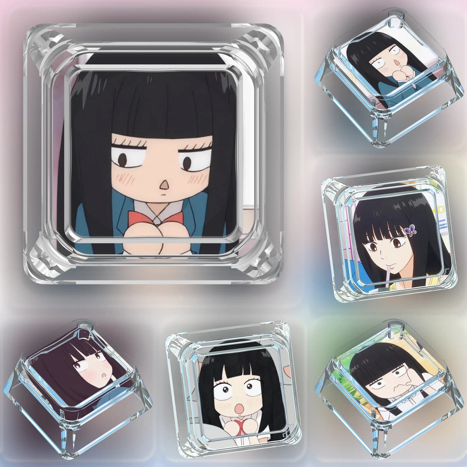 Fai da te Goddess Story Kuronuma Sawako Tastiera meccanica Copritasti Tastiera meccanica ad asse incrociato Copritasti personalizzati Giocattoli regalo
