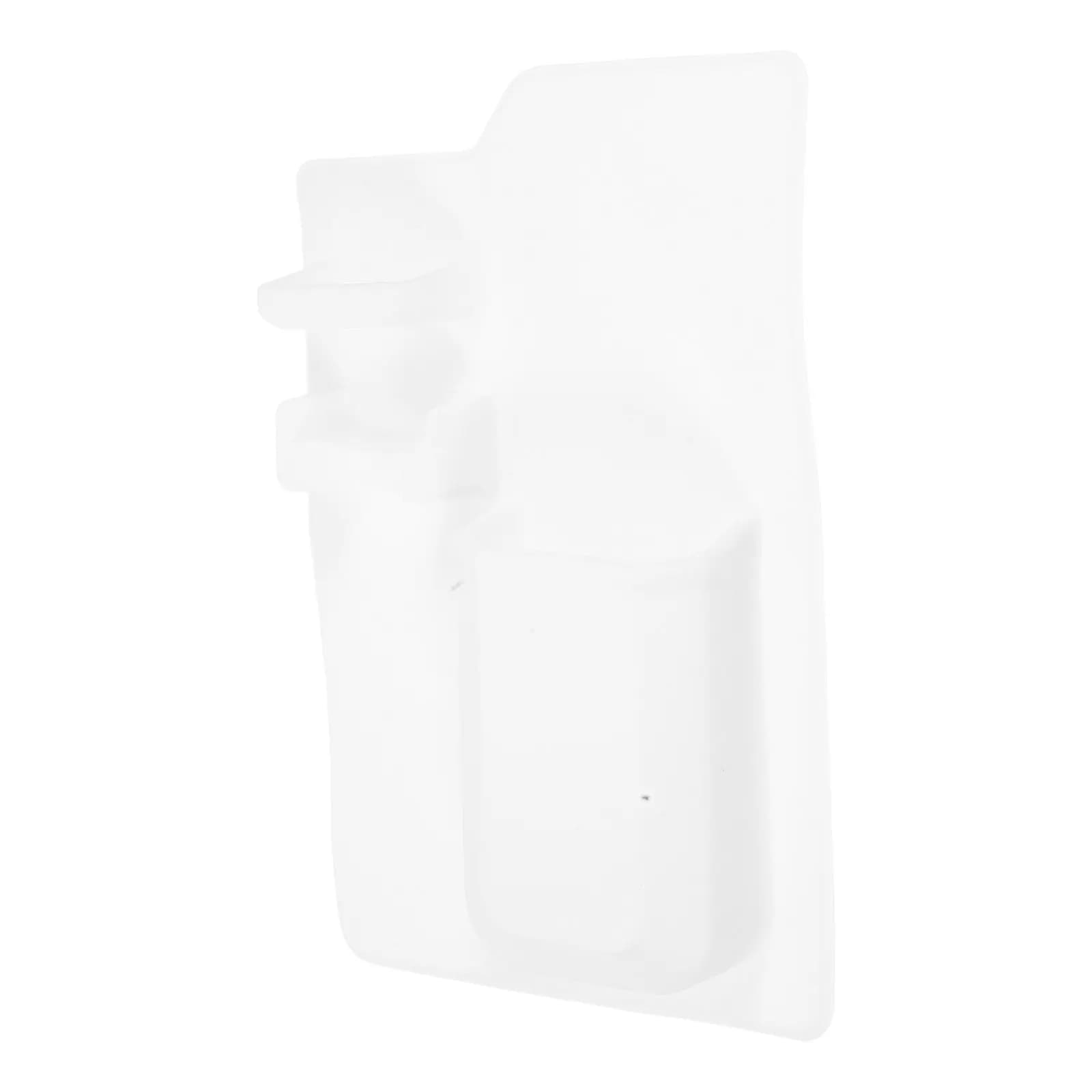 Toothbrush Holder Wall Mounted Silicone Rack No Drill Installation Premium Material Space Saving Drainage Clean Dry Storage