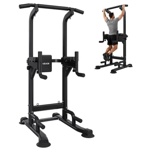 Traction bar, Power Tower 330 pounds, H-based dip station and back support