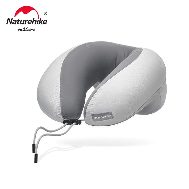Naturehike Bone U + Cuscino gonfiabile per il collo Cuscino da viaggio per aereo Cuscino per dormire Portatile per la guida Pisolino in ufficio Inflazione pressurizzata