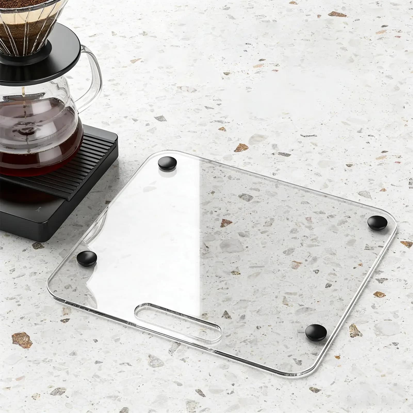 Sliding Appliance Tray Silent Rolling Counter Protection Coffee Maker Tray Slider for Counter for Home Office Apartment Bar