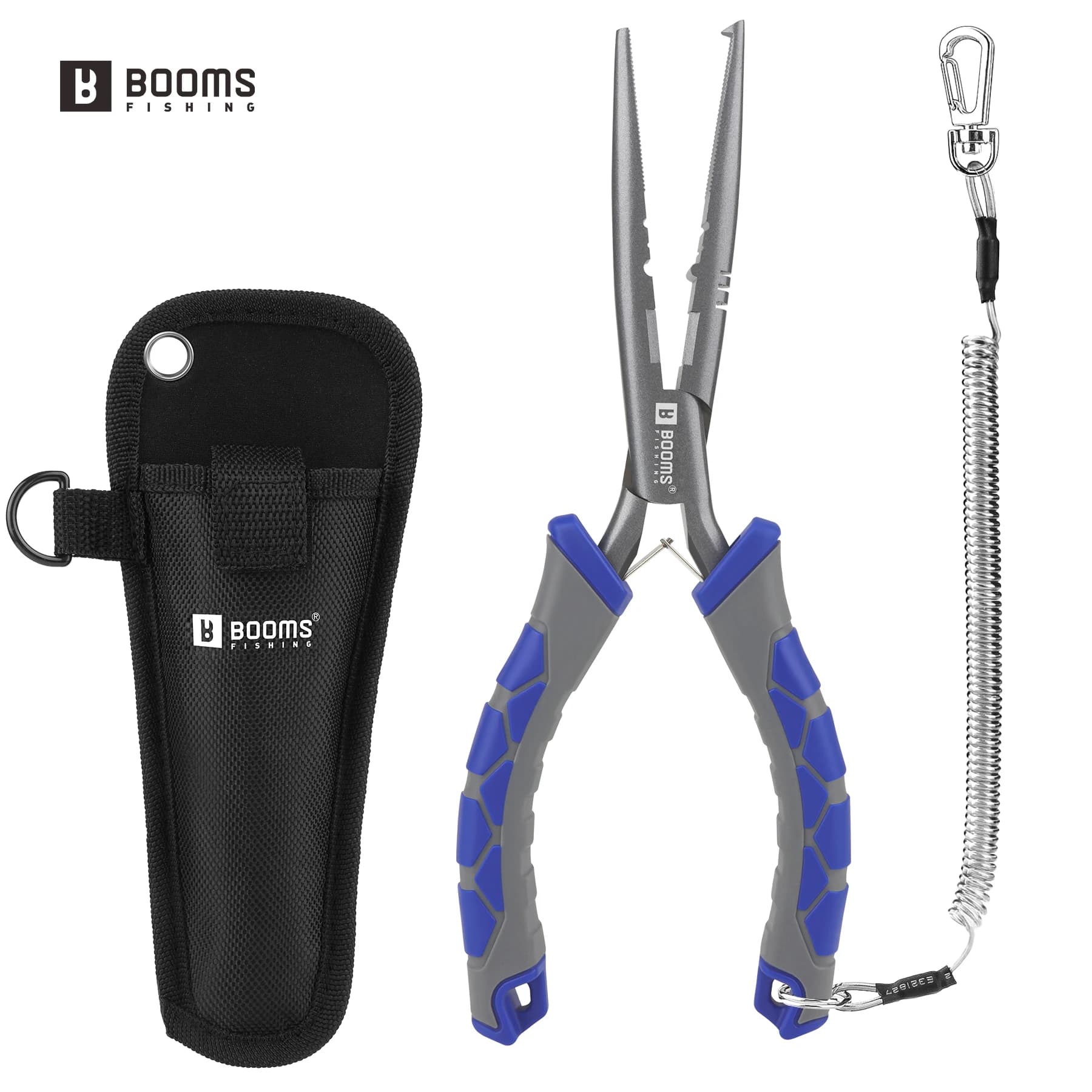 Booms Fishing XW10 23cm Long Nose Fishing Pliers Hook Remover Tool Stainless Steel Line Cutter Scissors Fishing Tongs Tools