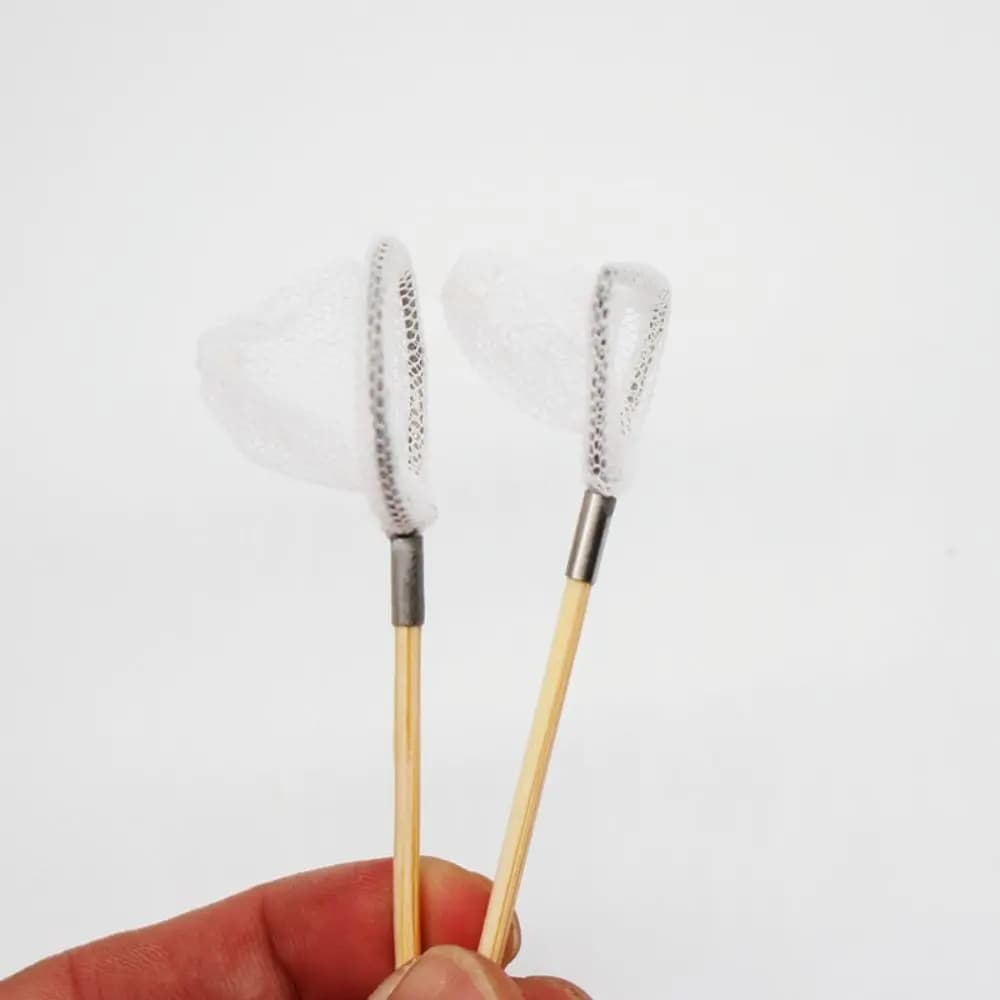 Canna da pesca per casa delle bambole Mini canna da rete da pesca Canna da spazzata in miniatura Reti a farfalla Modello Puntelli per scene marine all'aperto in miniatura