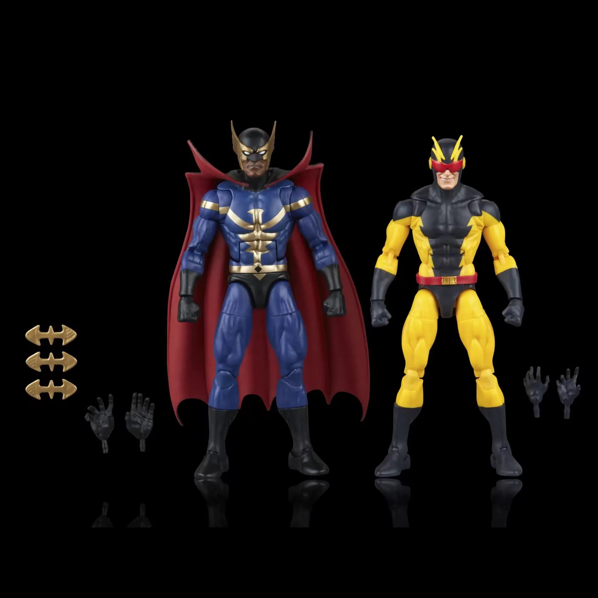 Figura d'azione Marvel Legends Nighthawk e Blur da 2 pezzi da 6 pollici