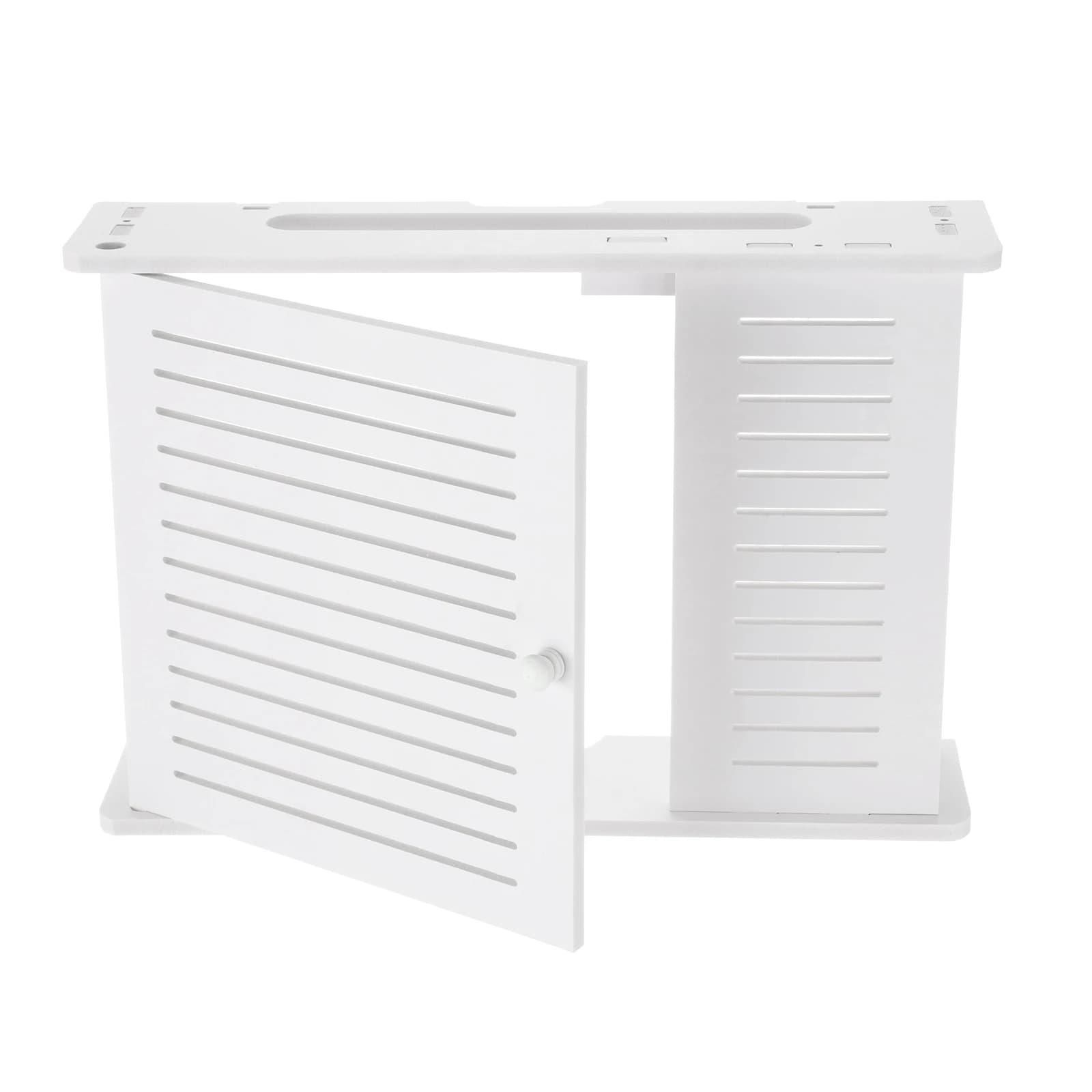 Scaffale per Router Wireless Wifi scatola per Organizer in legno-plastica scatola per appendere a parete decorazioni per la casa per cavo scatola di immagazzinaggio per spina di alimentazione