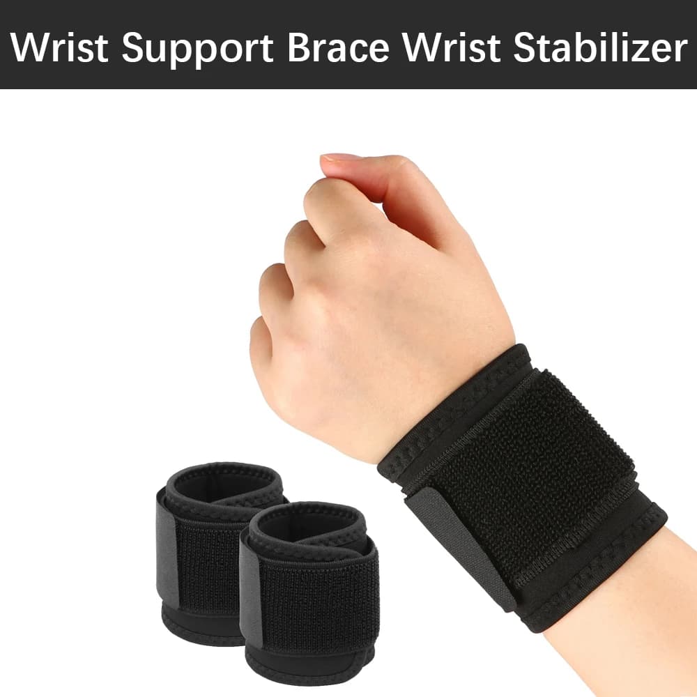 Supporto per il polso Tutore Stabilizzatore per il polso Protezione per il polso regolabile Bende per polsi per mano sinistra/destra Sollievo dal dolore per ufficio fitness