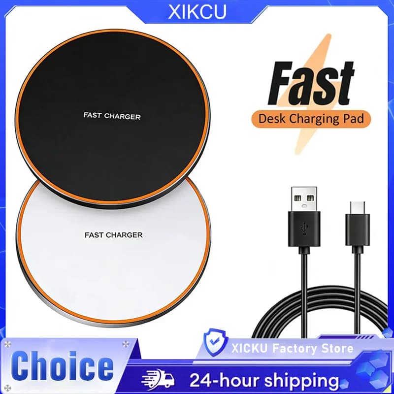 LED Wireless Charging Base for iPhone 17 16 15 14 13 12 Pro, AirPods Pro, Quick Charging Station for Samsung Xiaomi Phones