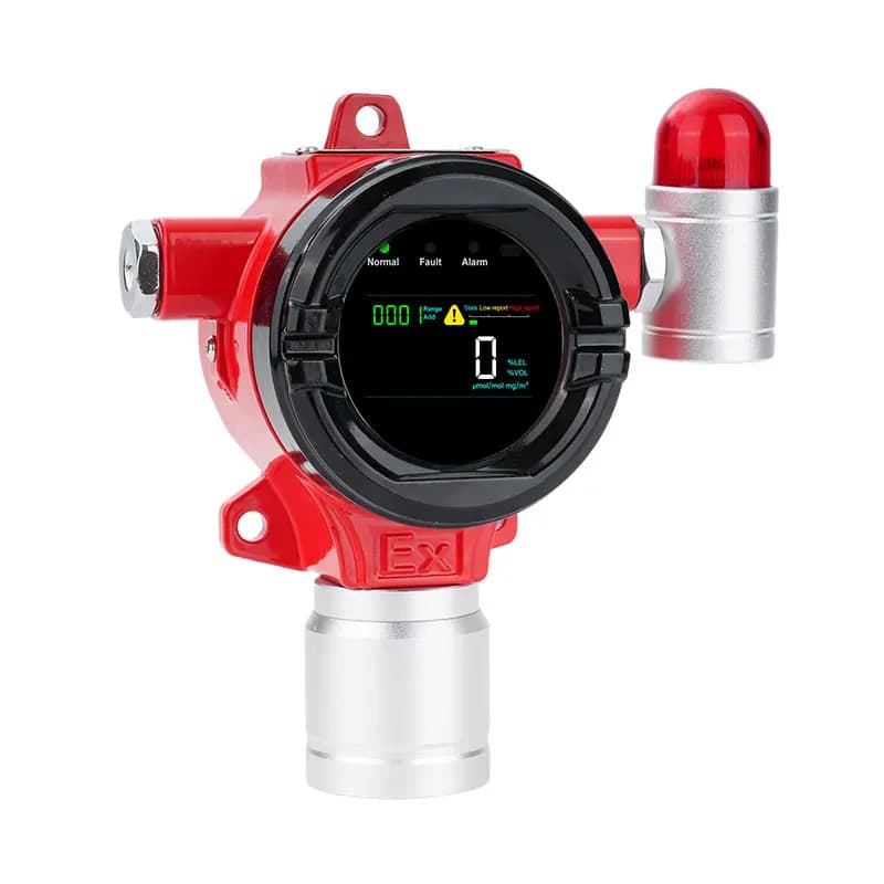 Rilevatore di gas singolo 4-20MA RS485 CE fisso ATEX Rilevatore di fughe di gas combustibile CO H2 O2 H2S CH4 NH3 N2 per uso industriale