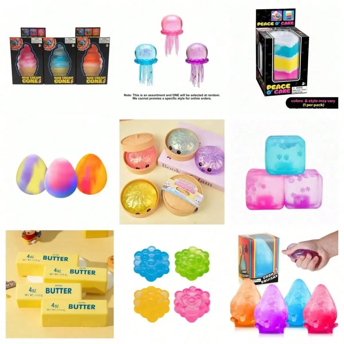 Mixed Animal Squishy Blind Box Slow Rebound Gorilla Moai Axolotl Stress Relief Kids Party Favor Toy