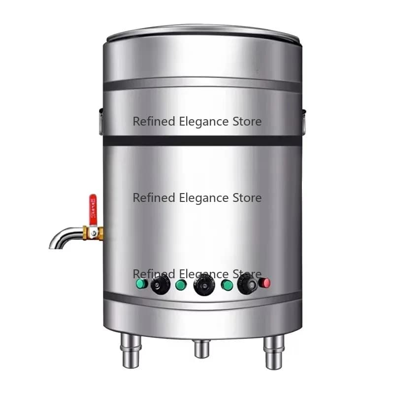 Commercial Stainless Steel Soup Barrel Noodle Pasta Cooking Machine Soup Bucket Electric Heating Warmer Stock Pots Boiler