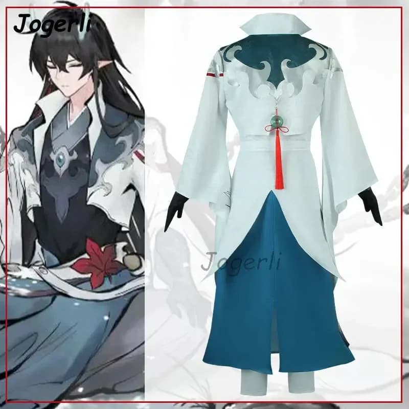 Jogerli Gioco Honkai: Star Rail Dan Feng Costumi Cosplay Imbibitor Lunae Gioco di ruolo Abbigliamento uomo Cos Vestito Parrucca Anime