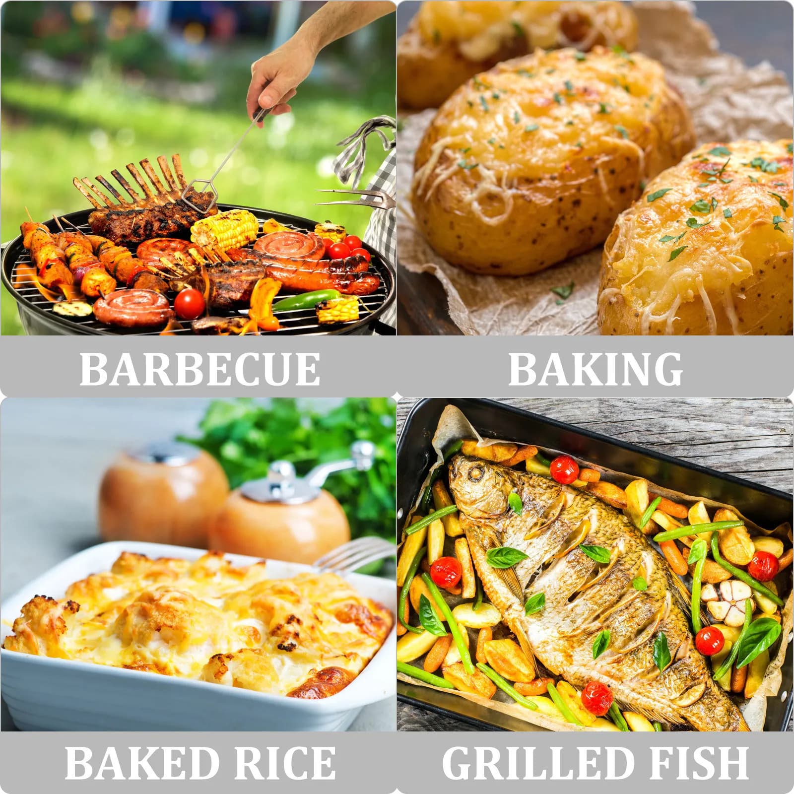 50 Pieces Aluminium Containers Heat Resistant, Disposable Containers for Barbecue, Food Containers, Ovens and Air Fries, Multifunctional Containers for Food